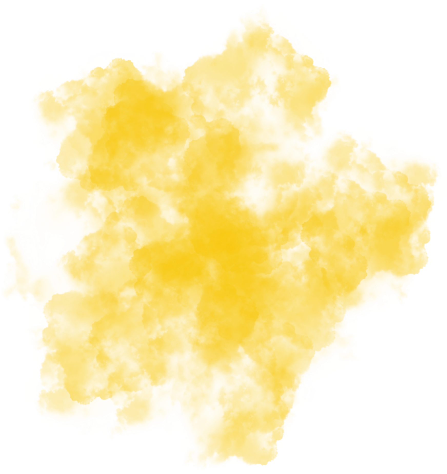 Abstract Yellow Cloud Sky